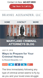 Mobile Screenshot of marylandcriminalattorneysblog.com